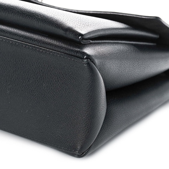 LOUIS VUITTON Soft Calfskin My Lockme Top Handle in Black - Picture 7 of 15